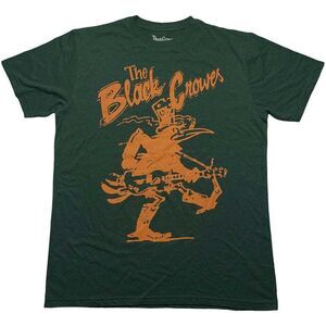 The Black Crowes Unisex Adult Guitar T-Shirt / Green